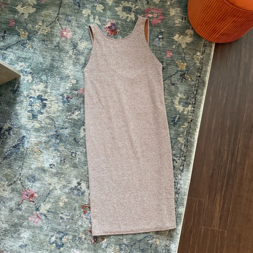 Zara Brown/Cream Beach Dress